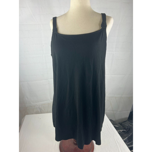 Sonoma Tops - Women’s Sonoma Everyday Basic Stretch Cami Maternity Tank Top Size XXL Black EUC